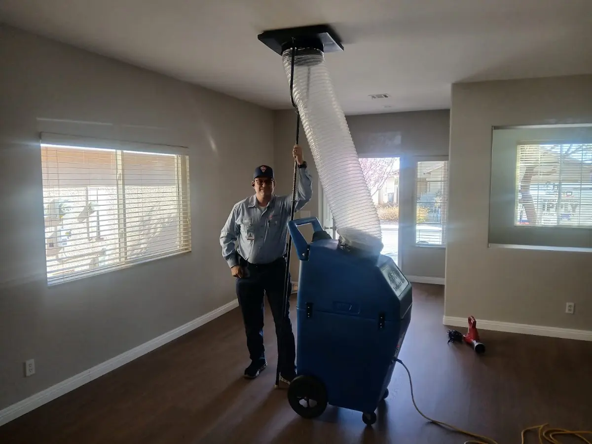 Professional Dryer Vent Cleaning work inside a Lecanto home